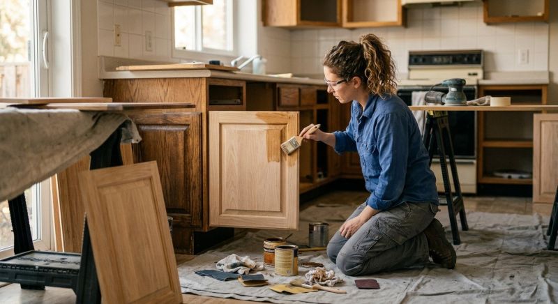 Kitchen Cabinet Refinishing in Muncie, IN
