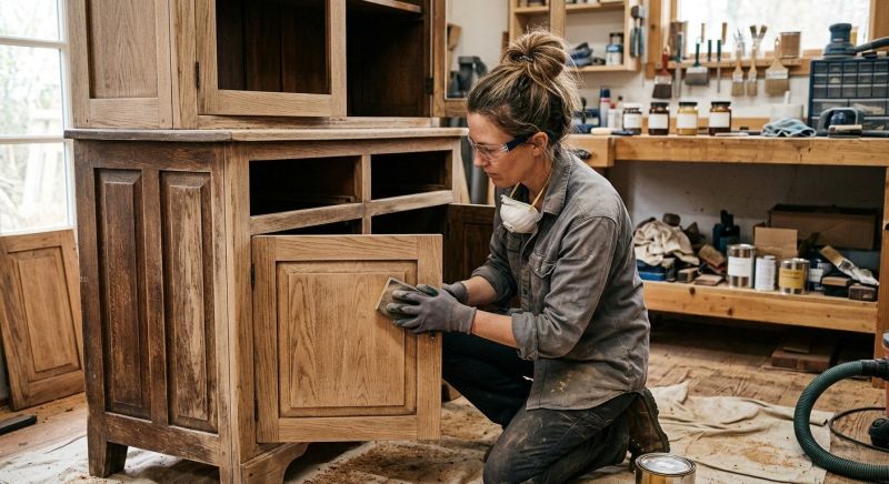 Kitchen Cupboard Refinishing in Kokomo, IN