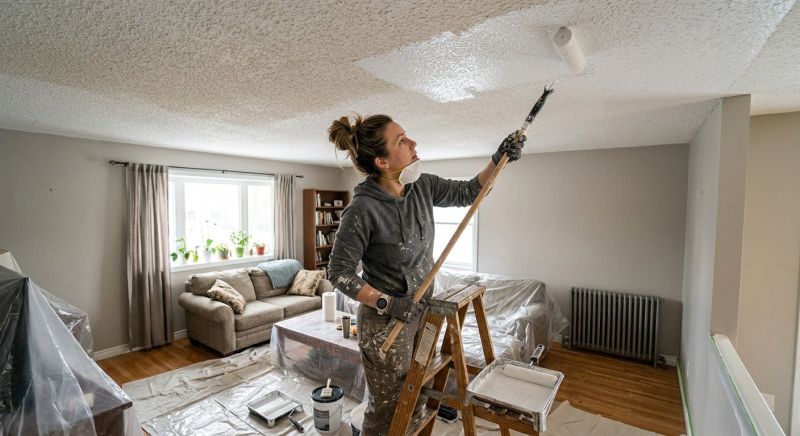 Popcorn Ceiling Painting in Waco, TX