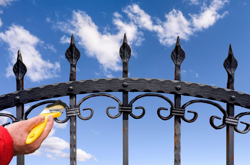 Wrought Iron Gate Refinishing
